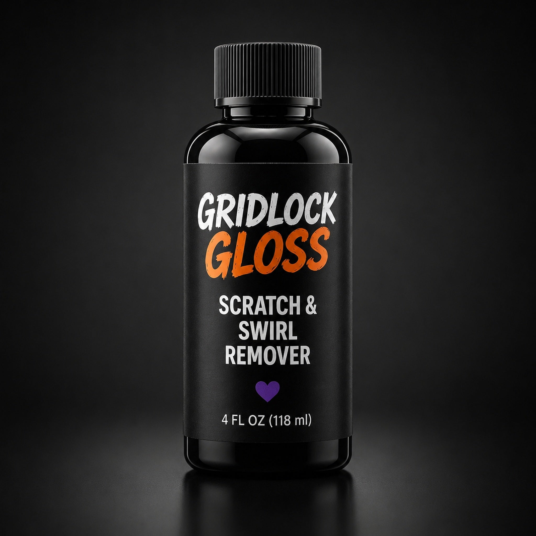 Gridlock Gloss Scratch and Swirl Remover bottle.